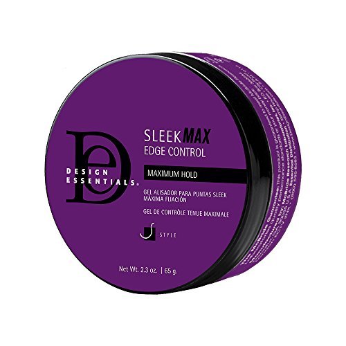 (Pack of 2) Design Essentials Sleek Max Edge Control Maximum Hold Gel 2.3 oz