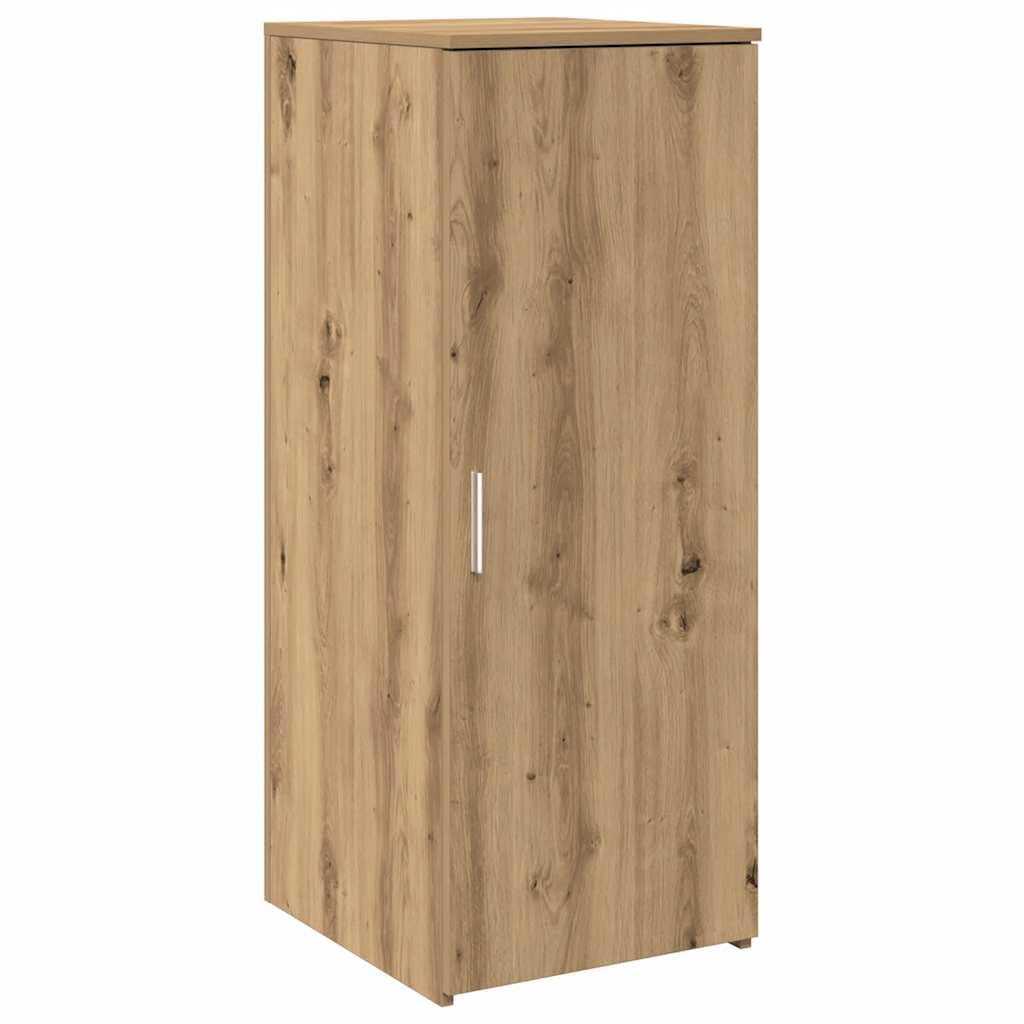 Banco Reception Rovere Artigianale 135x50x103,5cm Set da 3 Pezzi | Bancone per reception e cassa ideale per ufficio e salone di bellezza, con ampi vani e armadietti per documenti.