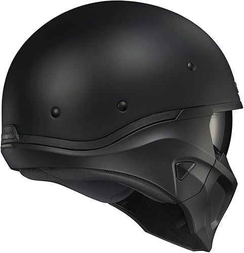 Miniatura 5 de ScorpionEXO Covert X Casco de Motocicleta de Cara Abierta Media Carcasa 34 Modo Listo para Comunicación Bolsillos para Altavoces DOT