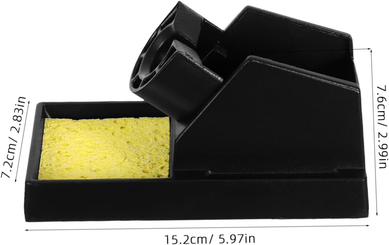 TEHAUX Solder Holder Electric Burner Rest for Woodburning Pen Multi Compatible Portable Soldering Stand Pyrography Tool Kit