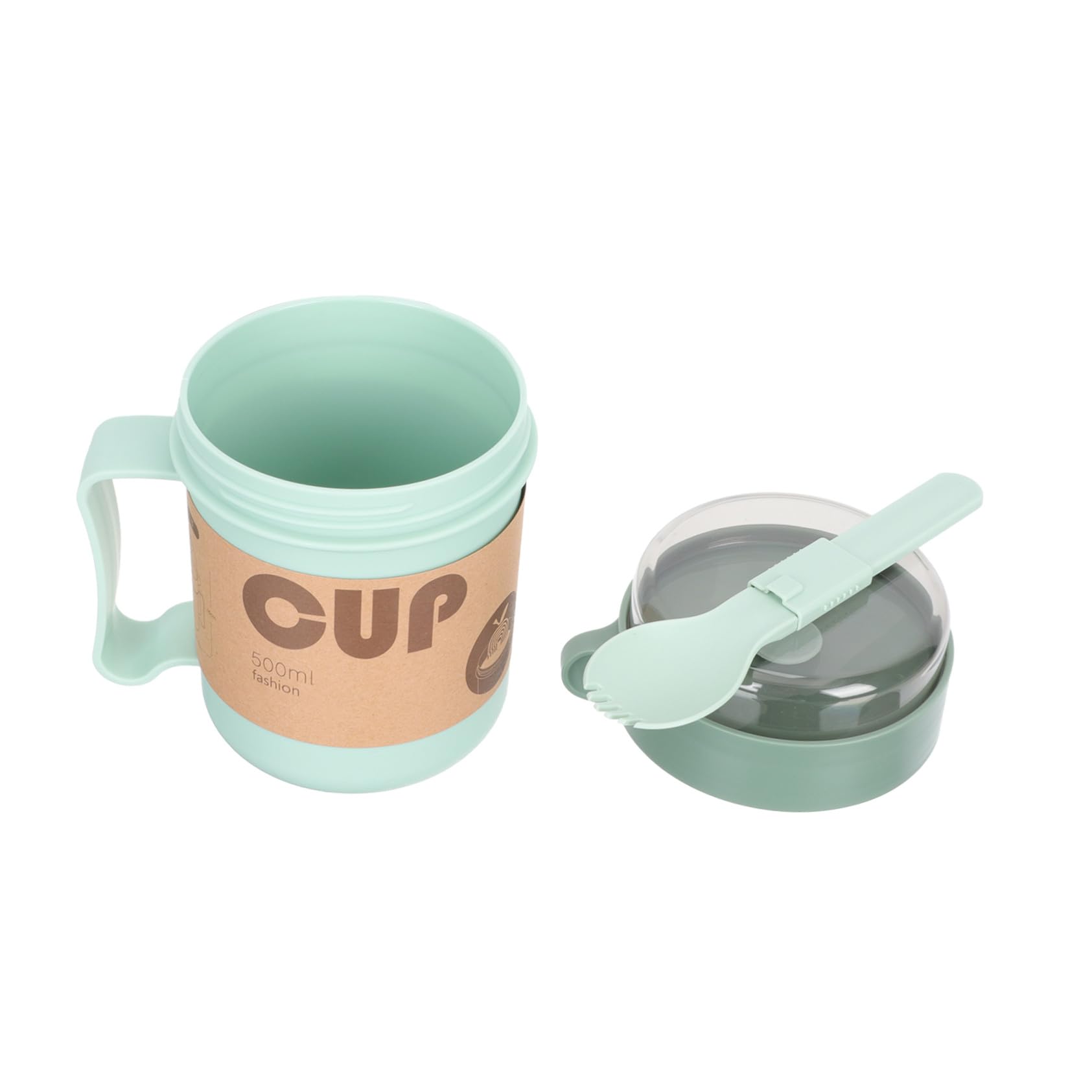 CYILPR Borraccia Da 500 Ml, Portatile, Adatta Al Microonde, Tazza