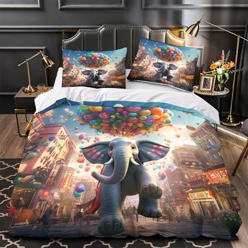Housse de couette circuit imprimé 3D hypoallergique contre les allergies - 2