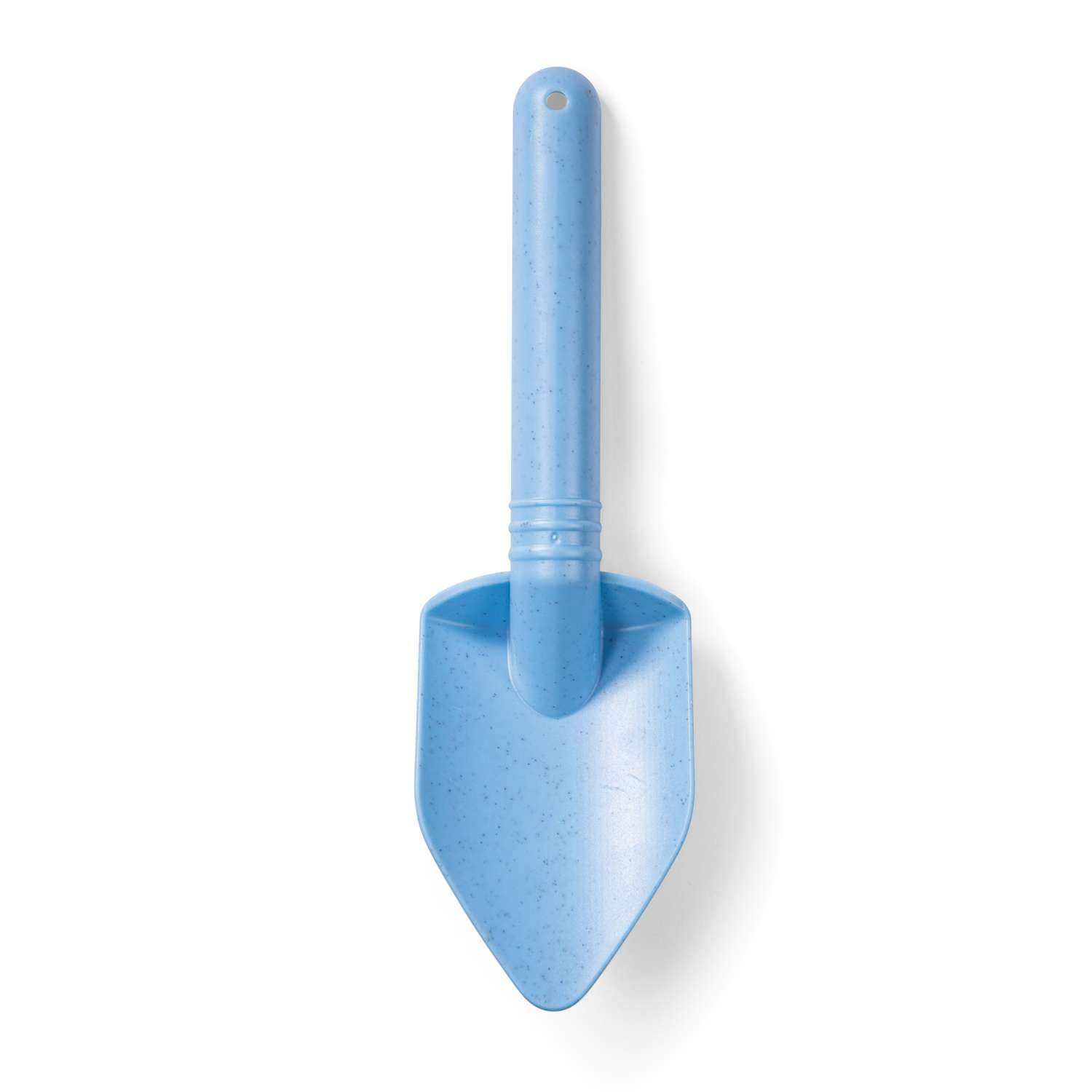 Bigjigs Toys Eco Spade For Kids (Powder Blue) - 20.5cm Wheat Fibre Toy Spade, Quality Sand Toys, Holiday Toys for Toddlers, Sand Shovels