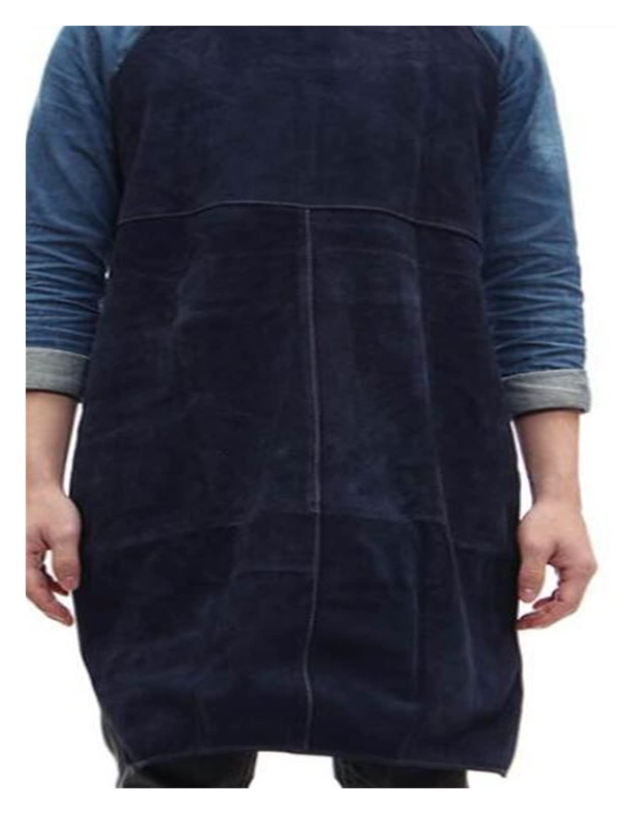 Tablier soudeur, Tabliers de soudage Soudeurs protecteurs Vêtements Protection thermique Isolation thermique en cuir 100 * 7 0cm 60 * 90cm(DARK BLUE,Small)