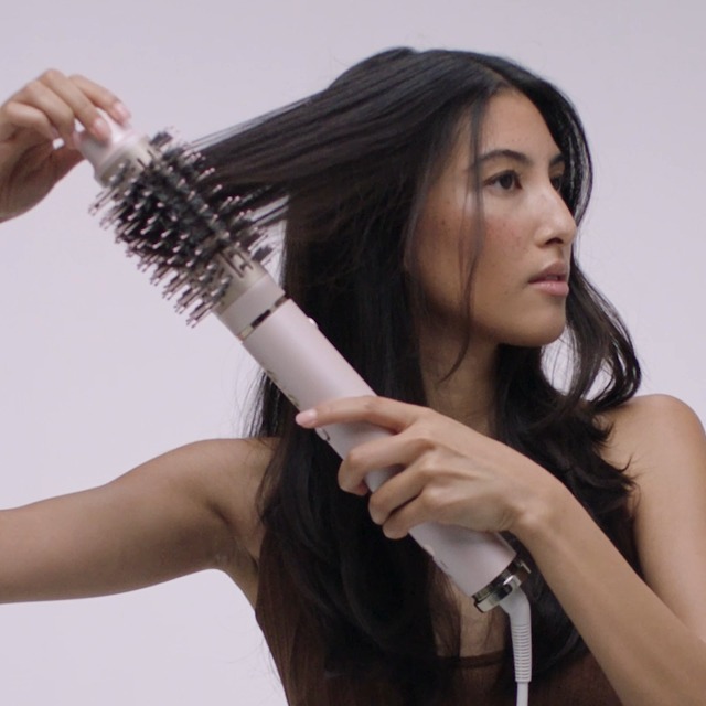Image of Aire 360 Ceramic Dual Voltage Air Styler Blowout Kit with Curling Attachments, Oval Brush & Drying Concentrator | Fast, Healthy Blowouts and Long-Lasting Curls | for All Hair Types