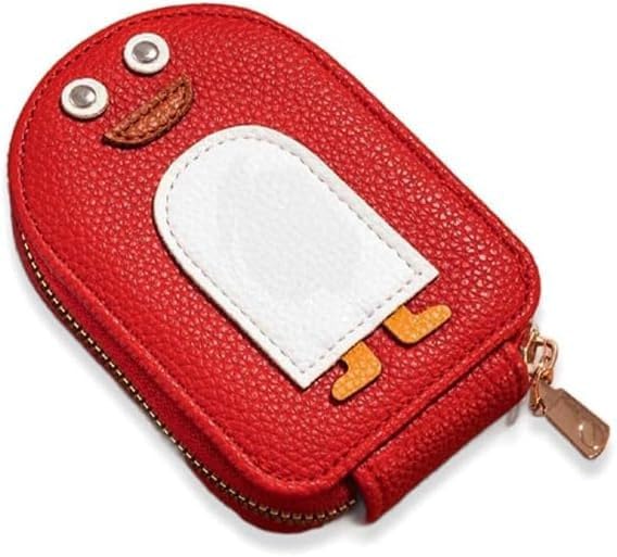 piercell enterprise Piercell® Cute Penguins PU Credit Card Holder with 11 Card Slots PU Credit Card Coin Wallet Women's Leather Credit Card Holder Women's Organizer Case for Security Wallet (Multi Color)-picture-24