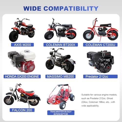 Colector de admisión con pulso para motor Predator 212cc de mini bike Coleman 6