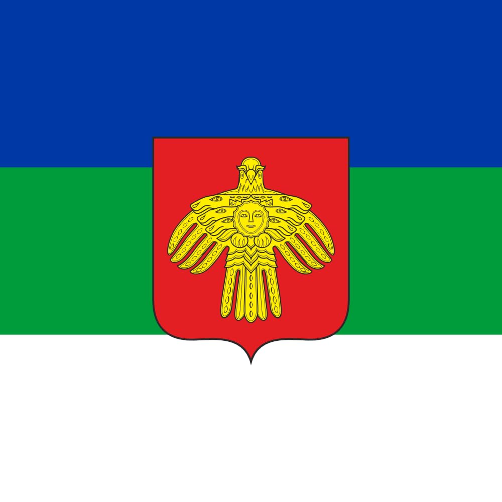 Drapeau Président de la République des Komis grand format standard pour mât