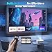 [Compatible with Netflix, 2000 ANSI] Smart Projector with WiFi 6 and Bluetooth 5.3, Electric Focus Auto Keystone, Native 1080P Outdoor Movie Projector with PrimeVideo/YouTube, for HDMI/USB/iOS/Android