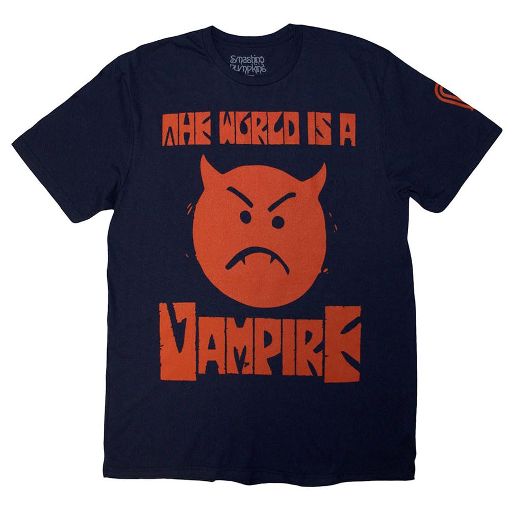 Rock Off officially licensed products The Smashing Pumpkins The World is A Vampire T Shirt XXL Navy