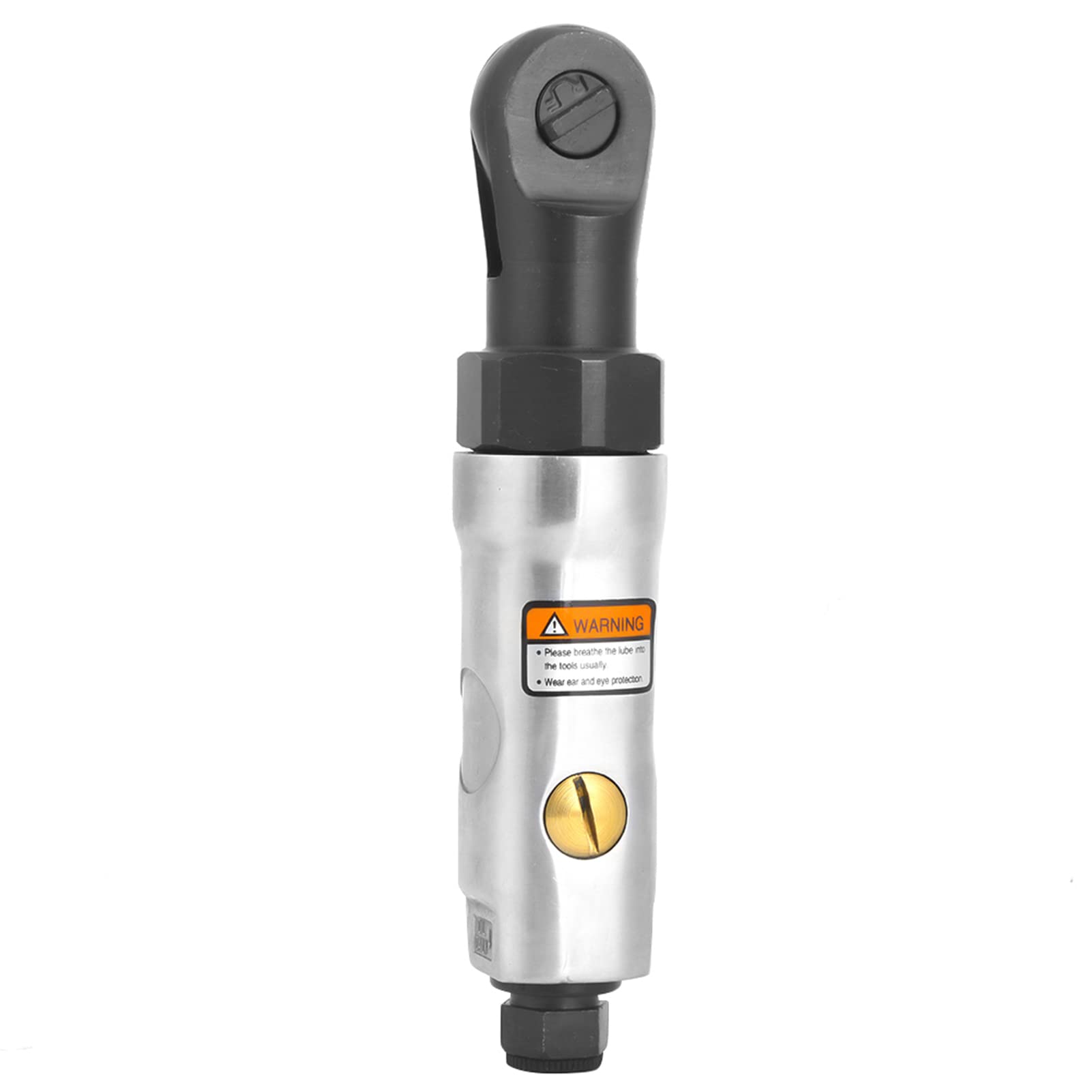 YWBL-WH Chiave a cricchetto pneumatica, mini cricchetto pneumatico compatto con testa quadrata da 1/4" e rotazione avanti/indietro per spazi ristretti, riparazione auto