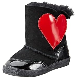 Falcotto Carla laarzen zwart-rood 24.5 EU