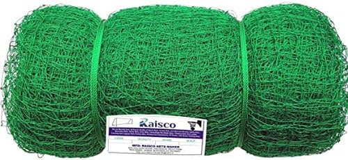 Raisco 10x10 Feet 100 Square Feet Nylon Practice Cricket Net (Green)