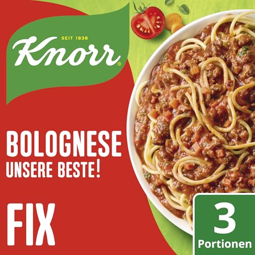 Knorr Fix Würzmischung Bolognese Unsere Beste! für ein leckeres Nudelgericht ohne geschmacksverstärkende Zusatzstoffe 38 g 1 Stück – Bild 5