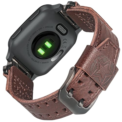 Garmin Venu Sq/Sq 2�AVenu 2/3/Plus/Music/4 45mm�p��2�񌊕t�����U�[�E�H�b�`�X�g���b�v�B�I�[���C�������A�_�v�^�[�ƈ��S��2��o�b�N���t��(Venu 4 41mm/Venu 2S�ɂ͓K���܂���)�B