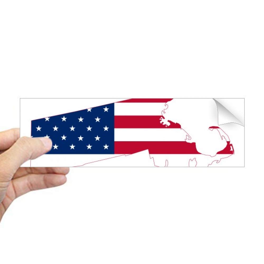 Autocollant drapeau des États-Unis rectangulaire DIYthinker pour fenêtre de maison