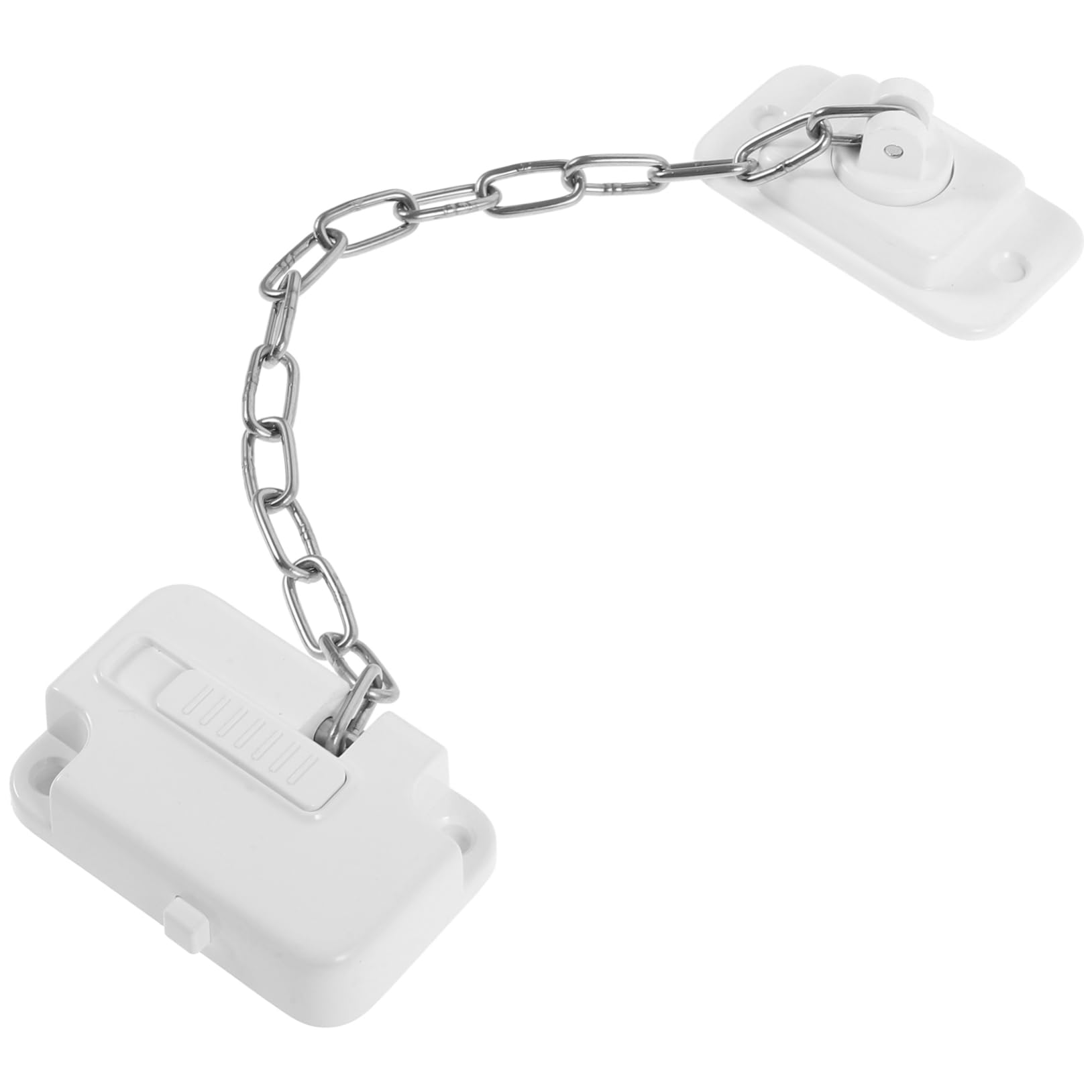 Lurrose 5 Pezzi Serratura Di Sicurezza Della Finestra Catena Acciaio Inox Serratura Della Porta Di Sicurezza Catenelle Per Porta D'ingresso Catene Della Porta Acciaio Inossidabile Bianca