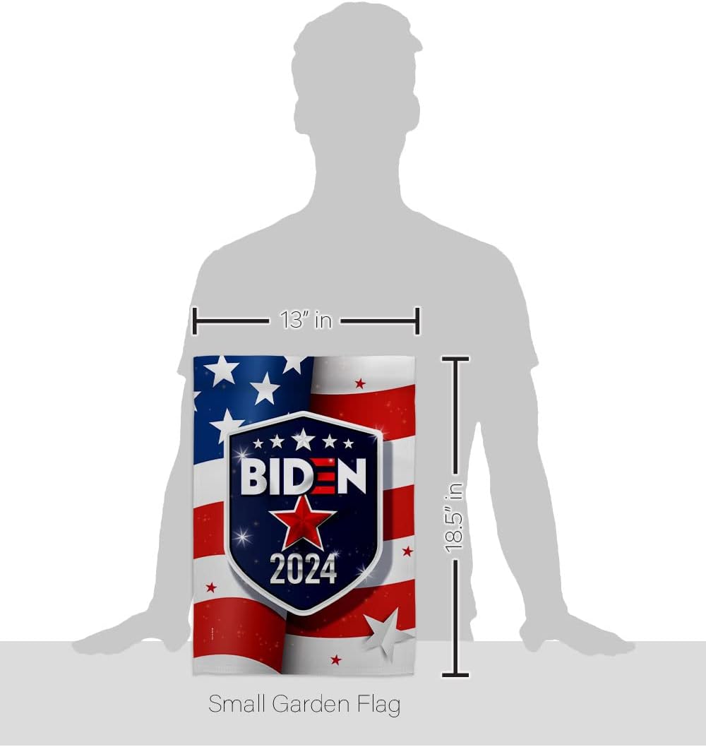 Biden Harris Flag Take America Biden Garden Flag Patriotic Vote President Democrat Republican Tea Party United State American Election House Decoration Banner Small Yard Gift Double-Sided, Made In USA