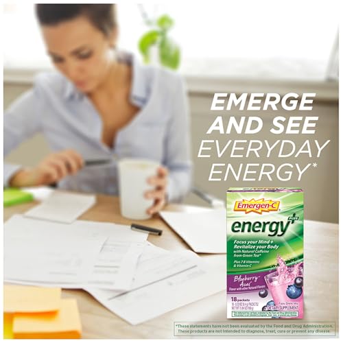 Emergen-C I00091126 Energy+, With B Vitamins, Vitamin C And Natural Caffeine From Green Tea thumb #1