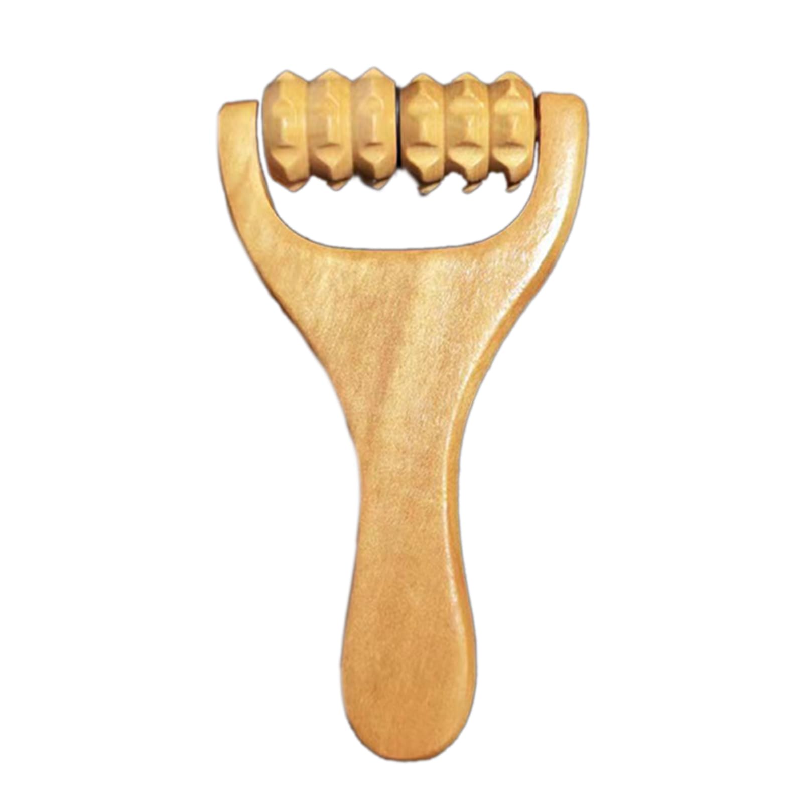 Natural Wood Massage Roller Natural Wood Massager Handheld Body and Face Massager Wellness Massage Equipment