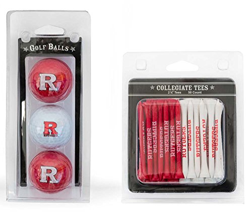 Team Golf NCAA Rutgers Scarlet Knights Logo Imprinted Golf Balls (3 Count)