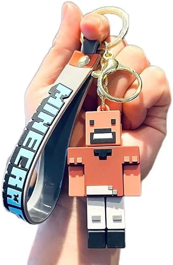 FowWelt Cartoon Characters Keychain for Girls Boys, Cute Silicon Keychains Accessories Keyring Key Purse Backpack Car Char...