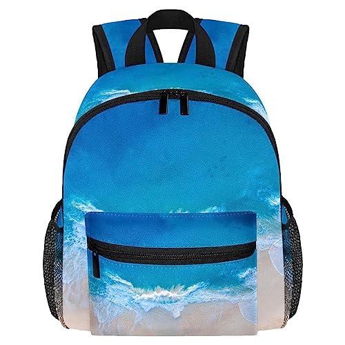 Sac à dos aquarelle compact pour soulager le dos des écoliers
