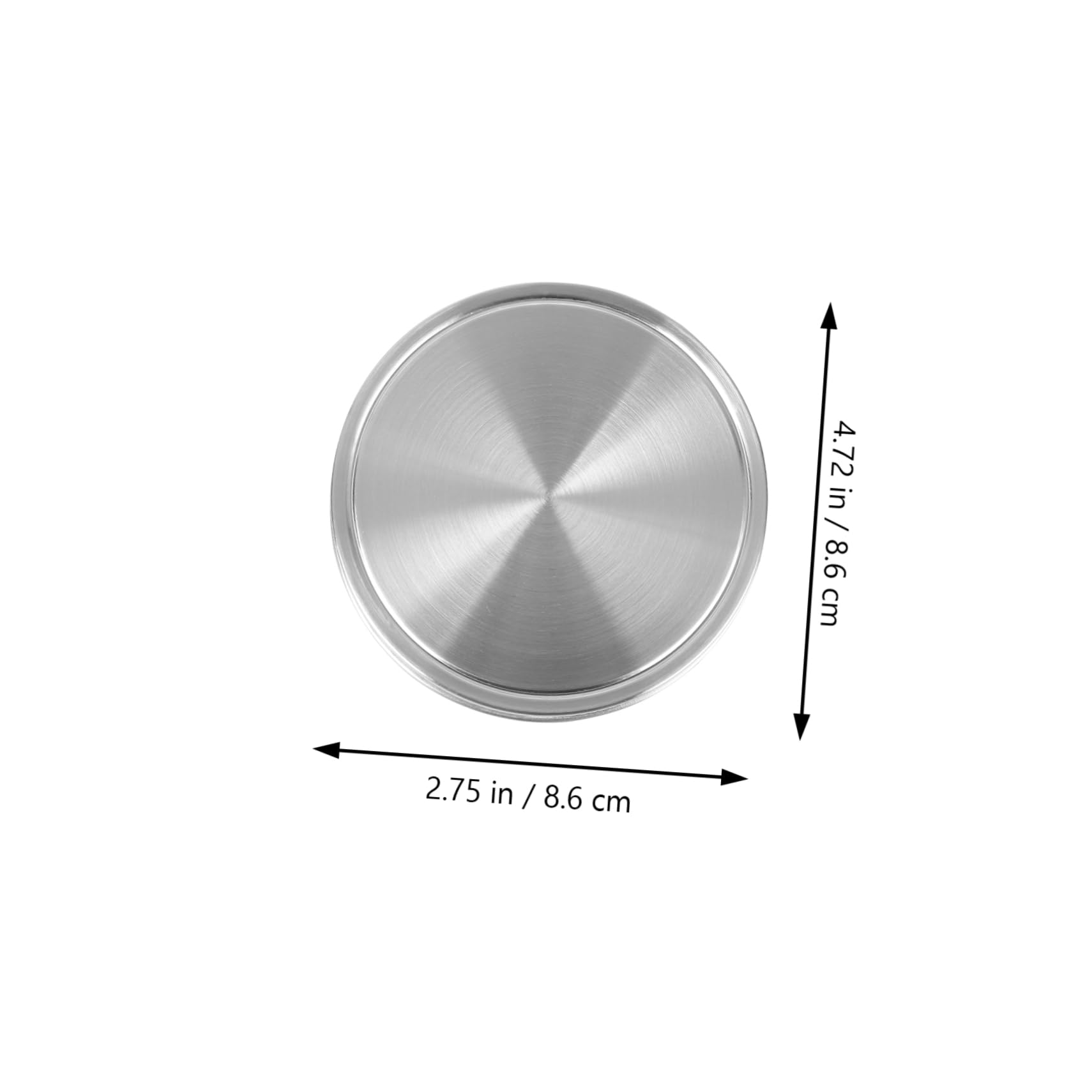 HEMOTON 12pezzi Coperchi Acciaio Inossidabile Con Guarnizione Silicone Copertura Per Barattoli Per Cucina e Conservazione Sicura Alimenti