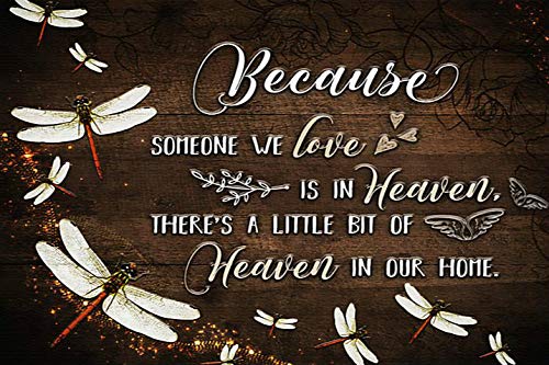 500-Piece Dragonfly Jigsaw Puzzle - 'Because Someone We Love Is In Heaven' Memorial Puzzle For Adults