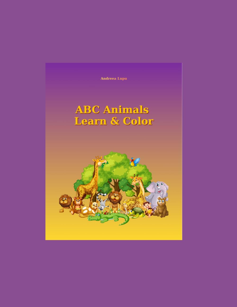 ABC Animals: Learn & Color