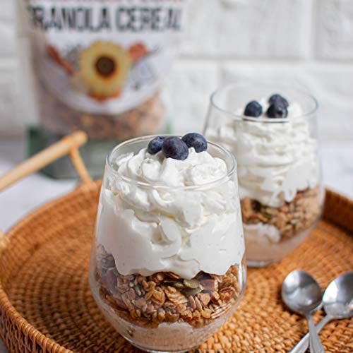 Diabetic Kitchen Cinnamon Pecan Granola Cereal - Low Carb Snacks & Breakfast Food W/ No Added Sugar - Keto Friendly, 3 Net Carbs & Gluten-Free #TOP6