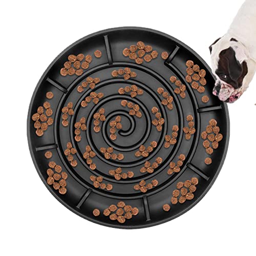 Comedero Lento Para Perros De Silicona - Con 19 Ventosas, Antivoracidad, Adaptable A Cualquier Bol