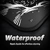 Hystar Extended Gaming Mouse Pad | XXL 36 x 16 | 5mm Thick, Waterproof Surface, Smooth Polyester Fabric, and Natural Rubber Base | Death