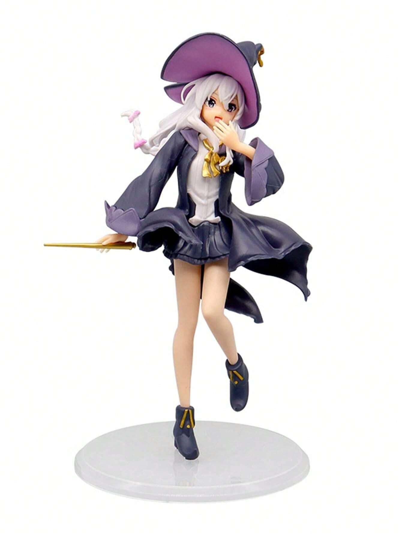 Trunkin Wandering Witch The Journey of Elaina Witch Dress Version Anime Action Figure Character Model 20CM
