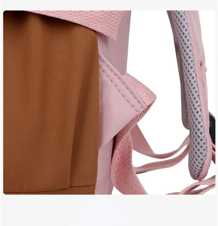 Fashion Backpack for Women Men, Trendy Hiking Travel Backpack Daypack Bookbag Shoulder Bag Large Capacity for Laptop (Pink)