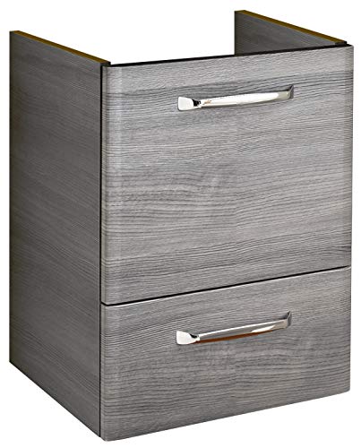 Preisvergleich Produktbild Pelipal Waschtischunterschrank, Graphit Struktur quer Nachbildung, 35x40x52 cm