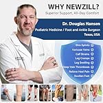 NEWZILL Copper Compression Socks for Women & Men 15-20mmHg Cotton Rich Odor Control Dress Socks for Business Casual Running Medical Athletic Support, Edema Diabetic Relief - Image 2