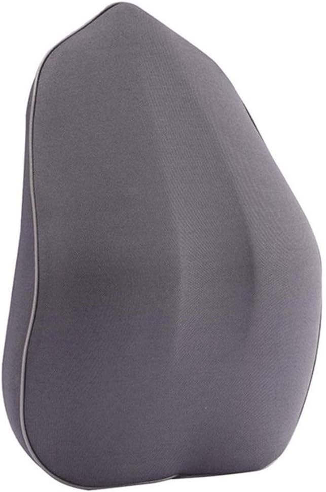 Lumbar Support for Office Chair Back Pillow for Car - Memory Foam Back Cusion with Ergonomic Shape and Balanced Firmness for Lower Back Pain Relief by(D)
