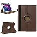 Produktbild Tablet Schutzhülle Medion Lifetab E10604 P10603 E10412 P10606 P10327 X10313 P10602 X10605 X10607 X10311 P9702 X10302 P10400 P10506 P10505 Hülle Tasche 360° Drehbar Cover Case Universal , Farben:Braun