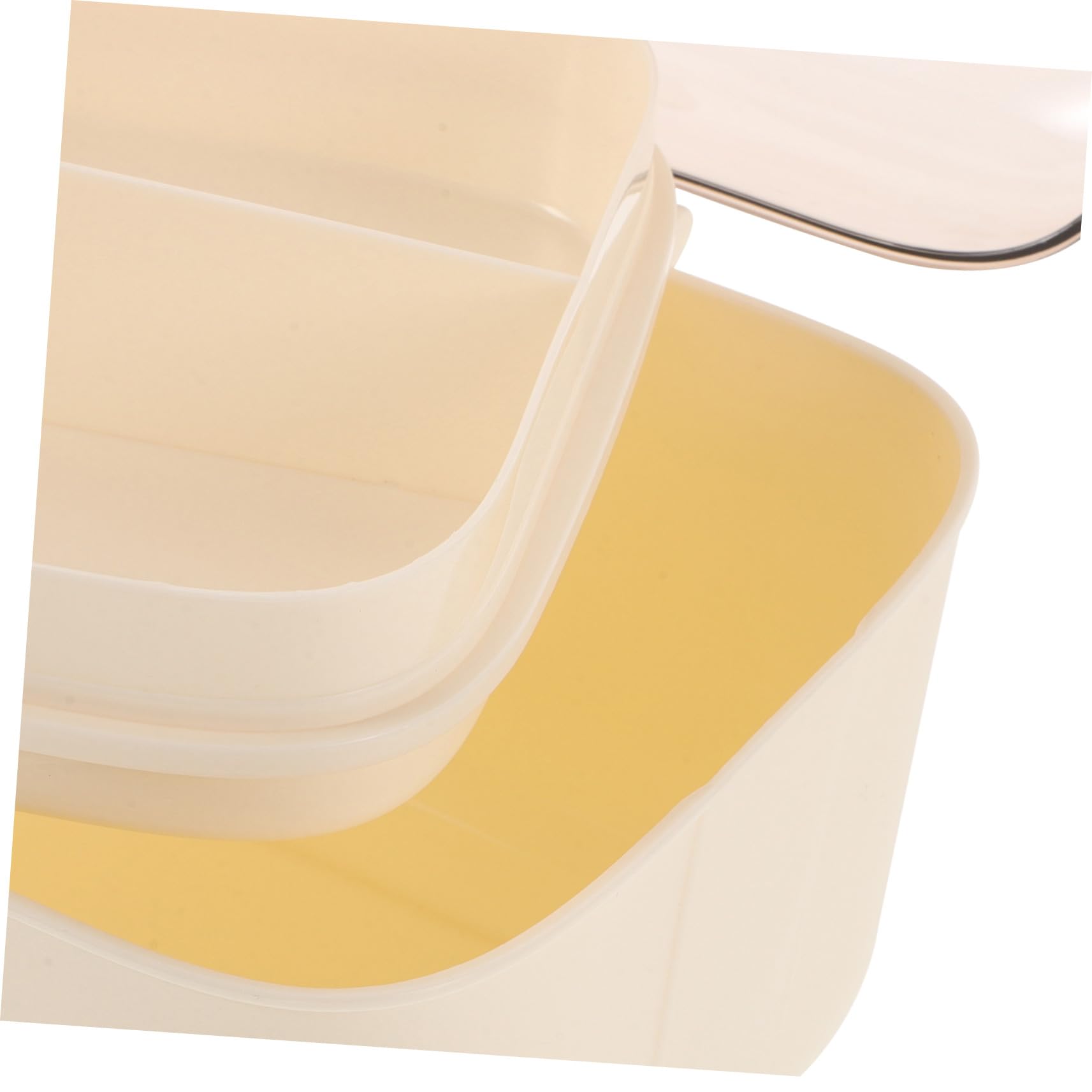 Scatola per Accessori per Chioma da Scrivania con Coperchio e Manico, Contenitore per Elastici e Fiocchi, Organizer in Plastica a Doppio Strato per Ragazzo Ragazza, Salvaspazio