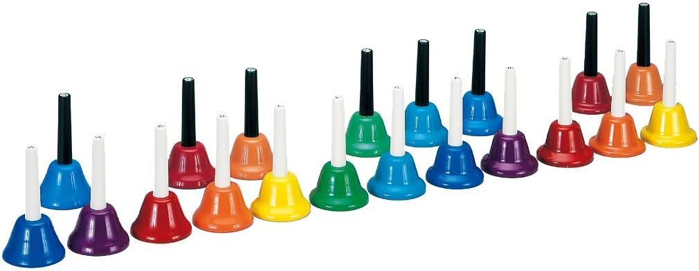 Zen-on Music Bell Rainbow Color for School 20-tone Made in Japan