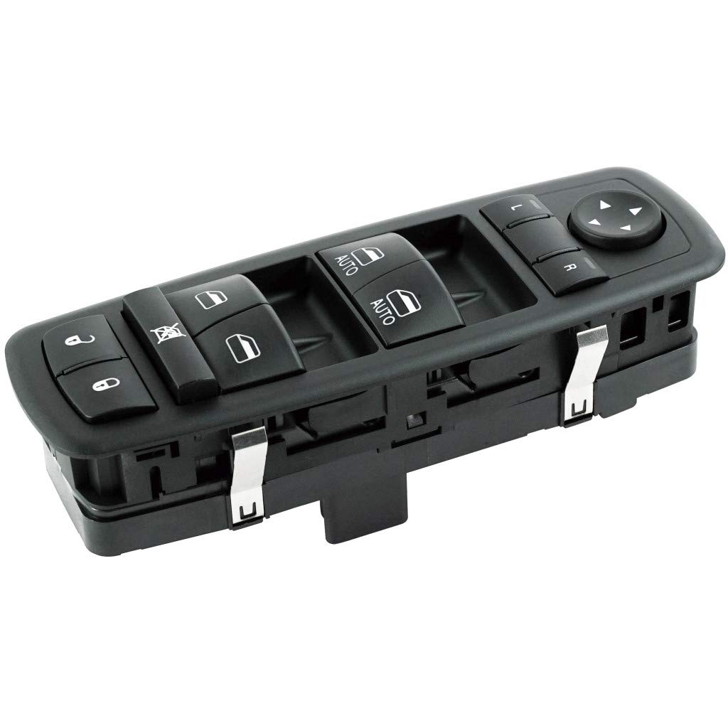 for Volkswagen Routan Window Switch 2009 10 11 2012 Driver Side | Front | Black | w/Power Door Assist | 7B0959857E