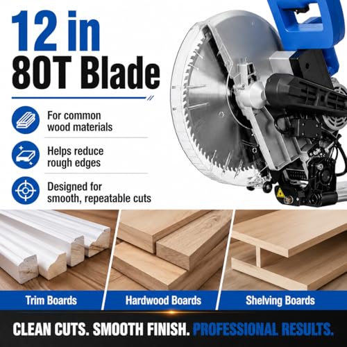 Diggtek 12-Inch Dual Bevel Sliding Miter Saw
