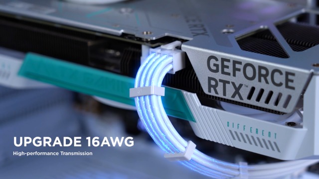 Cavi Sleeve AsiaHorse 16AWG Per Alimentatore PC - Management GPU/CPU, Bianco, 30cm, Pettini Inclusi - Foto 4