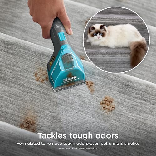 Image of Shark Deep Clean Ultra Formula with Stain Guardian for Shark Upright and Portable Carpet Cleaners, Formulated for Carpets, Upholstery & Area Rugs, Tackles Tough Pet Messes and Odors, 48oz, EXCMU48