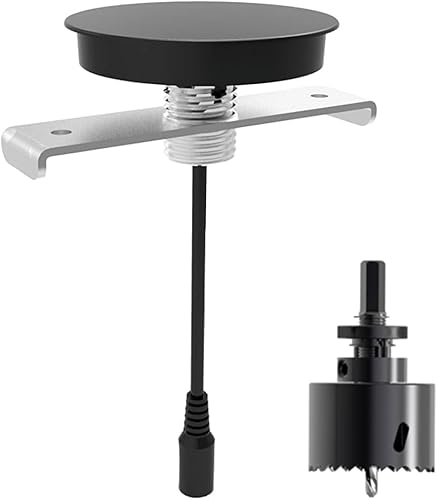 NTW AirEnergy - Almohadilla de carga inalámbrica Qi con certificación WPC para muebles, instalación integrada, broca de sierra incluida. Funciona