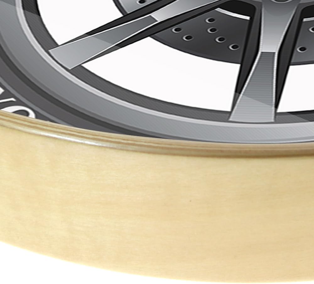 12'' Custom Your Garage Name Car Service Repair Garage Wall Clock, Tire Wheel Auto Silent Non Ticking Battery Wood Clock Vintage Mechanic Wall Clock for Car Workshop Office Man Cave