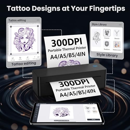 Machine transfert thermique A4 tatouage pour stencils nets et précis