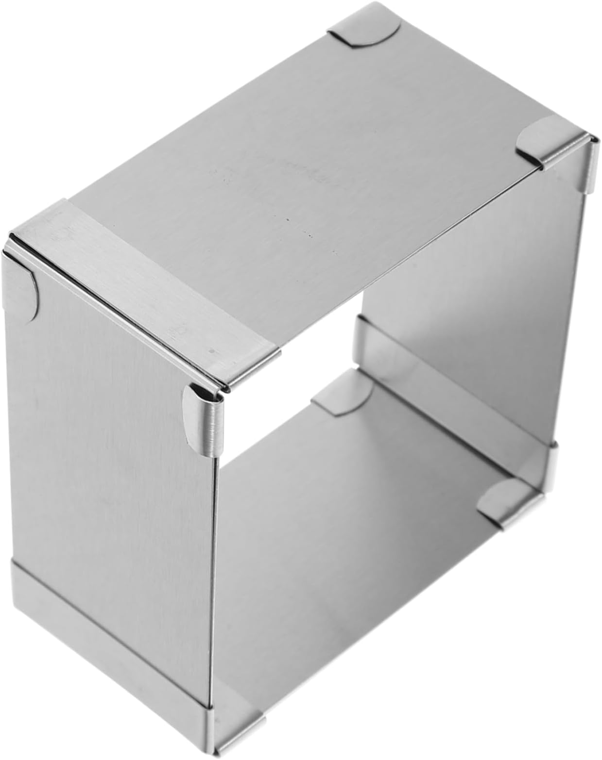 Stainless Steel Cake Ring Square Mousse Cutter 3.5 Inch Easy to Use for Baking Pastry Random Style