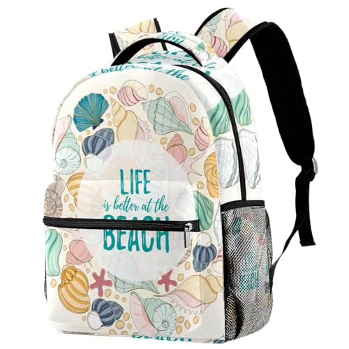 Sac à dos d'école pour adolescentes grand volume multicolore 11.5x8x16 in
